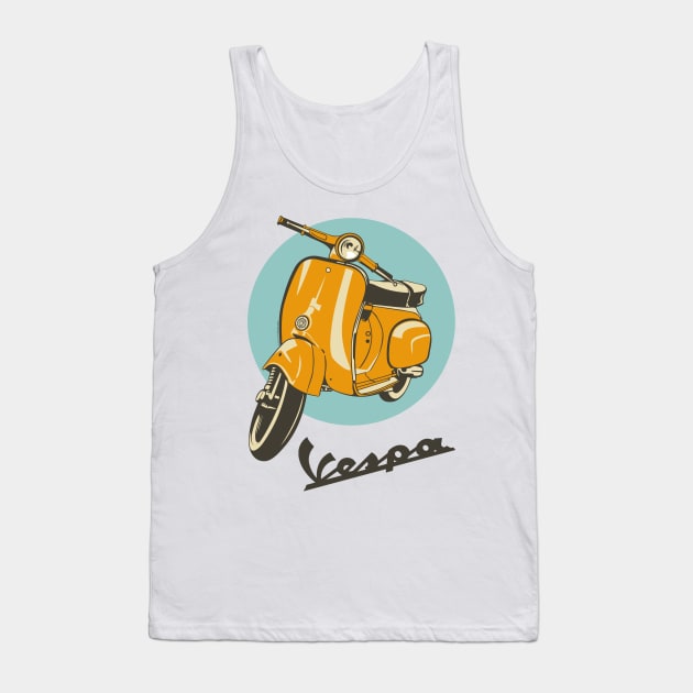 Classic Vespa Tank Top by ImproveYourself